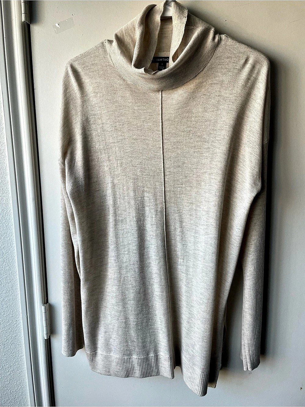 41 Hawthorn Cowl Neck Sweater in Cream